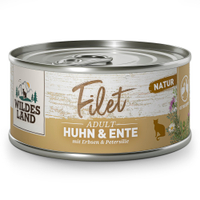 Huhn & Ente mit Erbsen & Petersilie