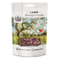 Lamm mit Apfel