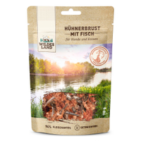 Hühnerbrust mit Fisch